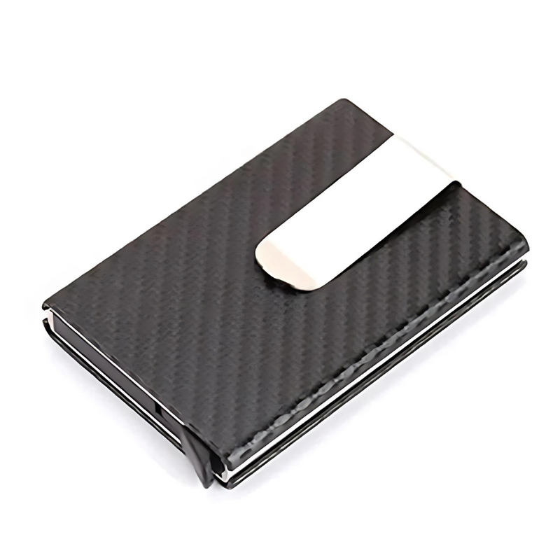 The Carbon Clip Pop Up Wallet