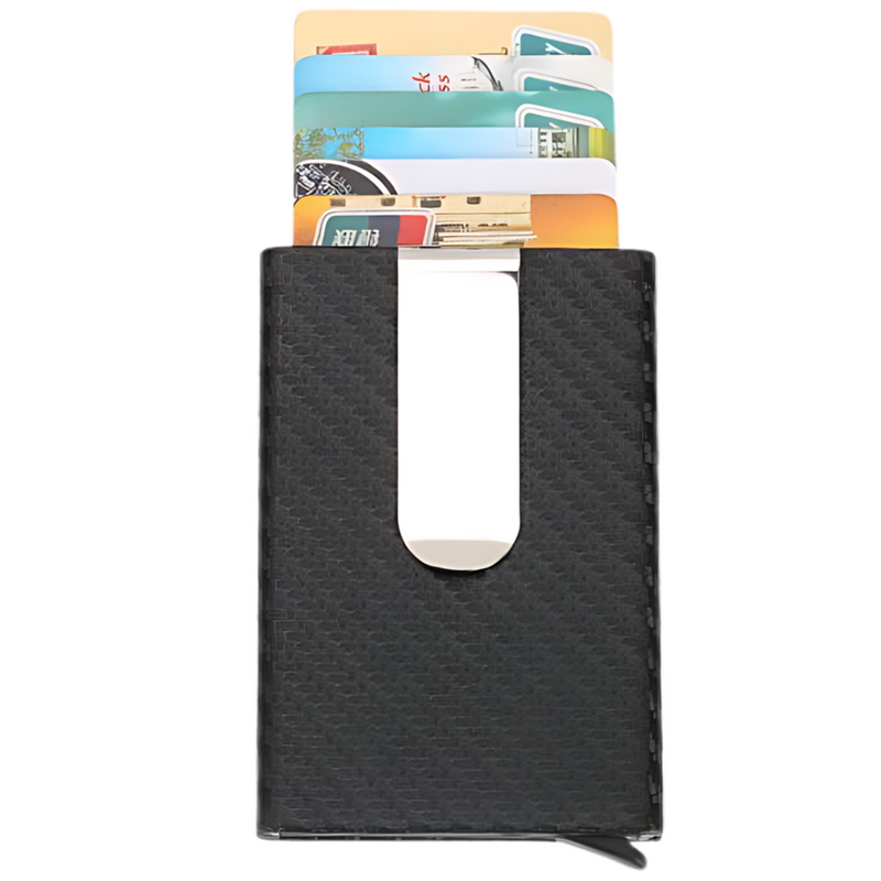 The Carbon Clip Pop Up Wallet